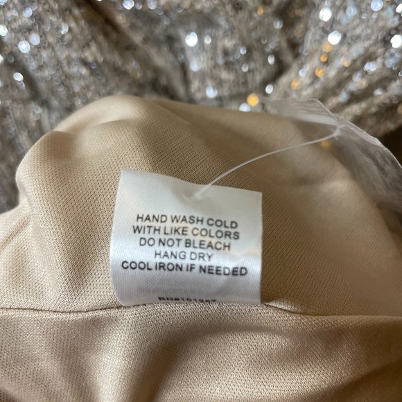 Silver Sequin Mini Dress - Picture 15 of 16